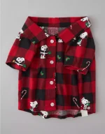 ABO Santa Snoopy PJ Shirt