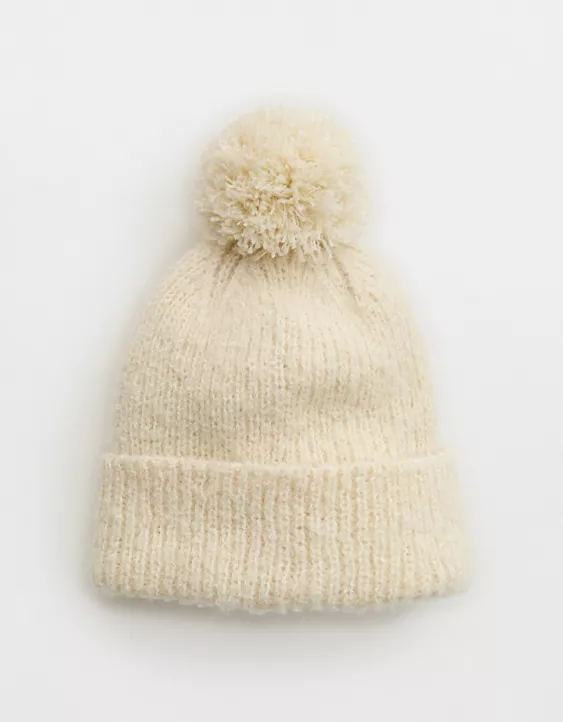Aerie Fuzzy Pom Beanie - Image 2