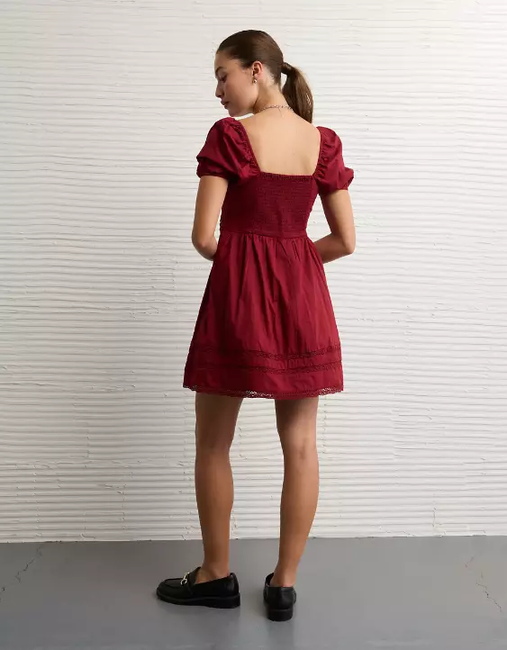 AE Bella Puff Sleeve Mini Dress - Image 2