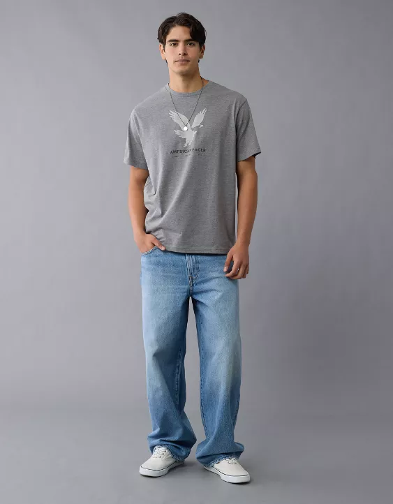 AE Lightweight Icon Logo Graphic T-Shirt - Image 4