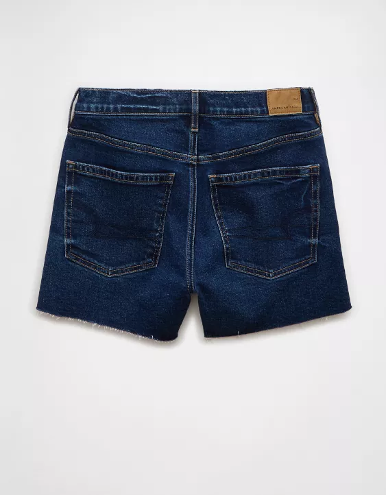AE Strigid Super High-Waisted Relaxed Denim Short - Image 4