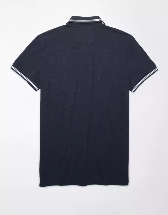 AE Lived-In Slim Fit Pique Polo Shirt - Image 4