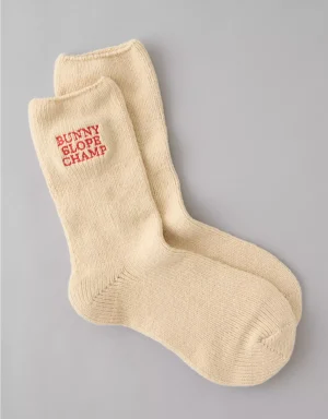 AE Bunny Slope Champ Crew Socks
