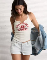 AE Oklahoma Sooners Graphic Notch Neck Tank Top