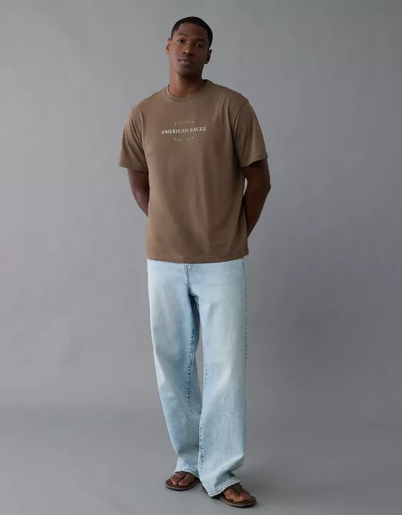 AE Lightweight Icon Logo Graphic T-Shirt - Image 4