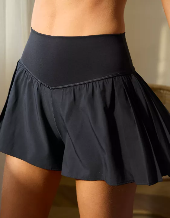 OFFLINE By Aerie Real Me Pleated Flowy Short - Image 7