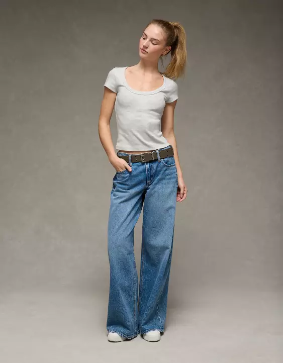 AE Scoop Neck Baby Tee - Image 5