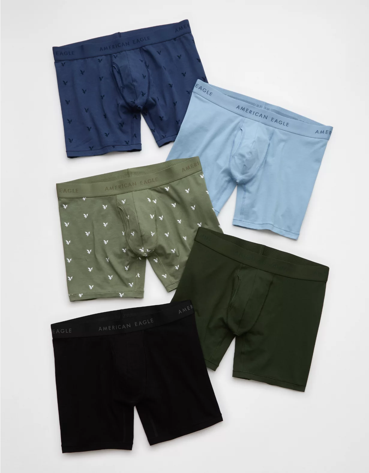 AEO Men's 6" Classic Boxer Brief 5-Pack