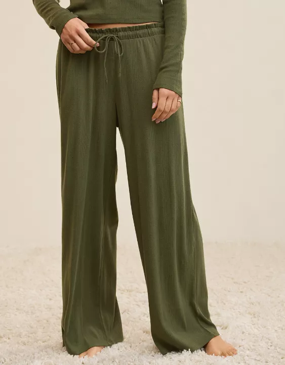 Aerie Off-Duty Pointelle Trouser PJ - Image 5