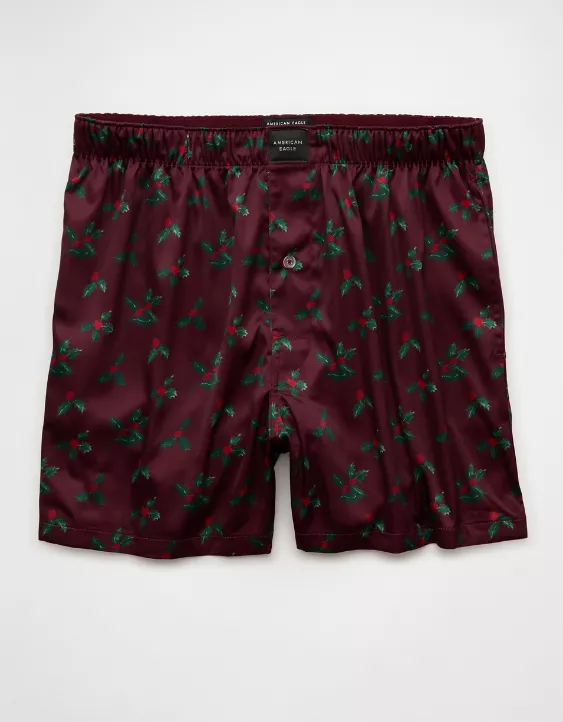 AEO Men's Holly Satin Pocket Boxer Short - Image 3