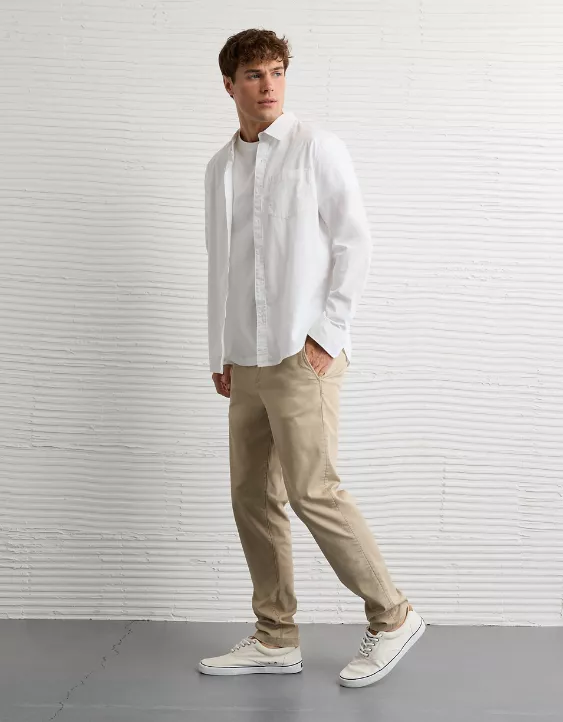 AE Flex Lived-In Athletic Fit Khaki Pant - Image 5