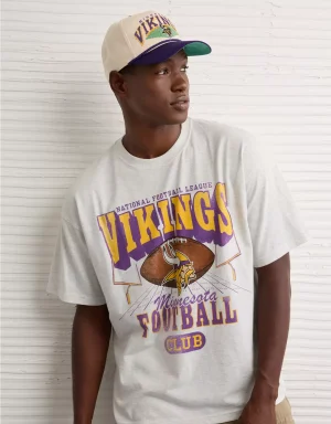 NFL Boxy Minnesota Vikings Graphic T-Shirt