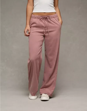 AE Mid-Rise Wide-Leg Pull-On Pant