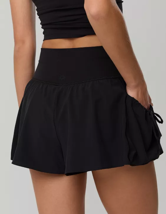 OFFLINE By Aerie Real Me Ruched Pocket Flowy Short - Image 2
