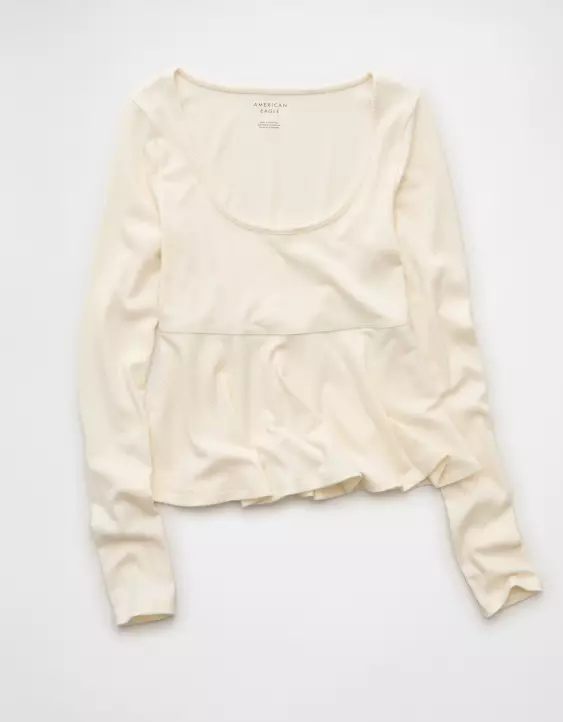 AE Long Sleeve Babydoll Top - Image 3