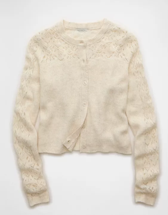 AE Knit Lace Cardigan - Image 3