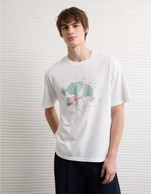 AE Boxy Snoopy Graphic T-Shirt