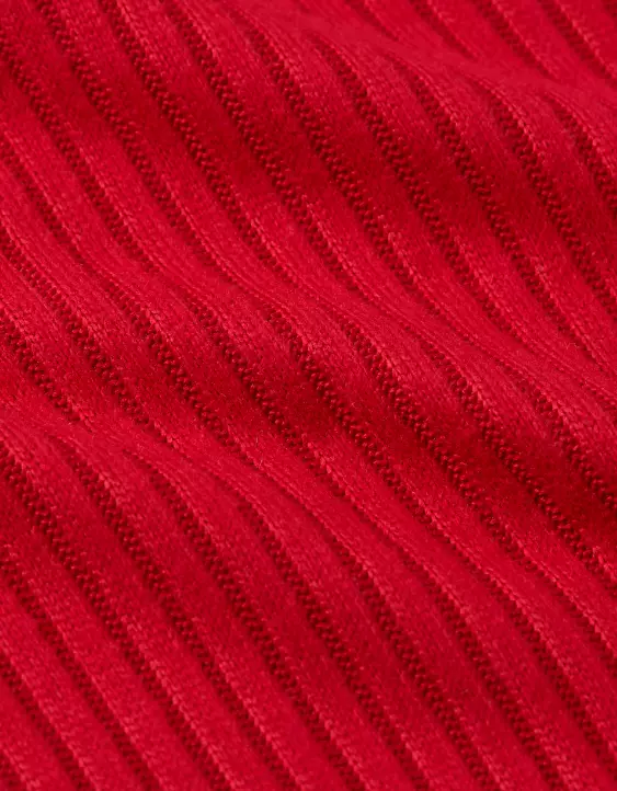 AE Long-Sleeve Waffle Plush Crew Neck Tee - Image 7