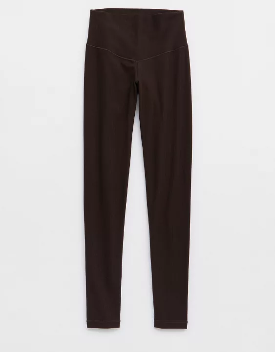 OFFLINE By Aerie Real Me XTRA High Waisted Ribbed Legging - Image 3