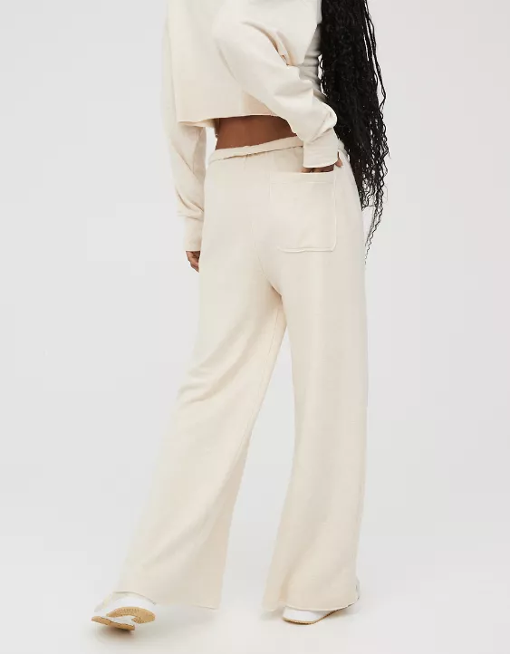 OFFLINE By Aerie OTT Fleece Super Wide Leg Pant - Image 2