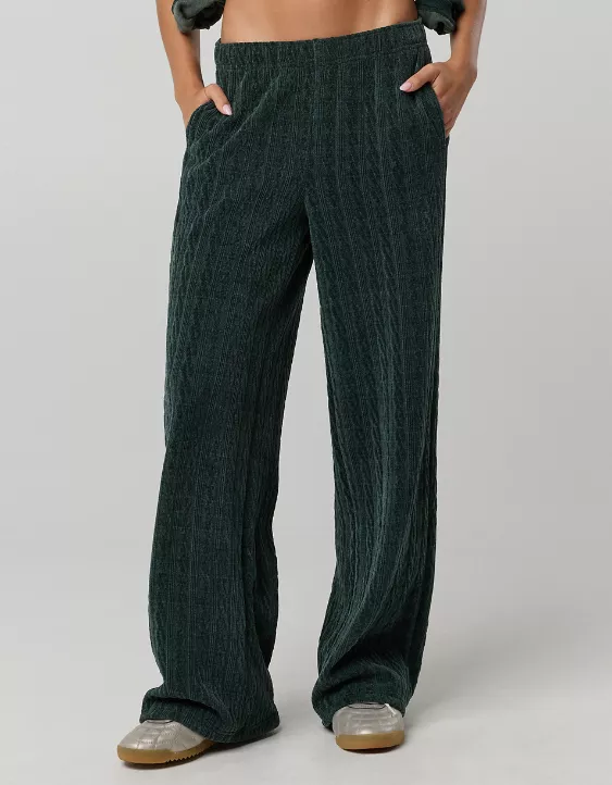 OFFLINE By Aerie Cable Lounge Trouser - Image 6