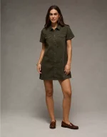 AE Denim Shirt Mini Dress