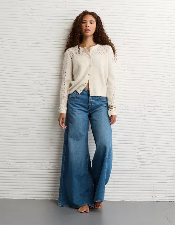 AE Knit Lace Cardigan - Image 5