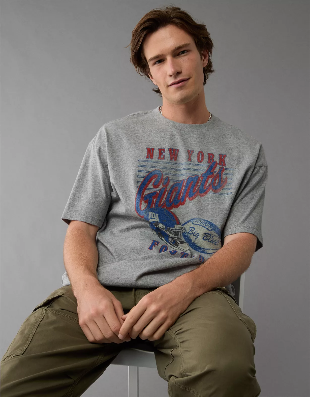 NFL Boxy New York Giants Graphic T-Shirt