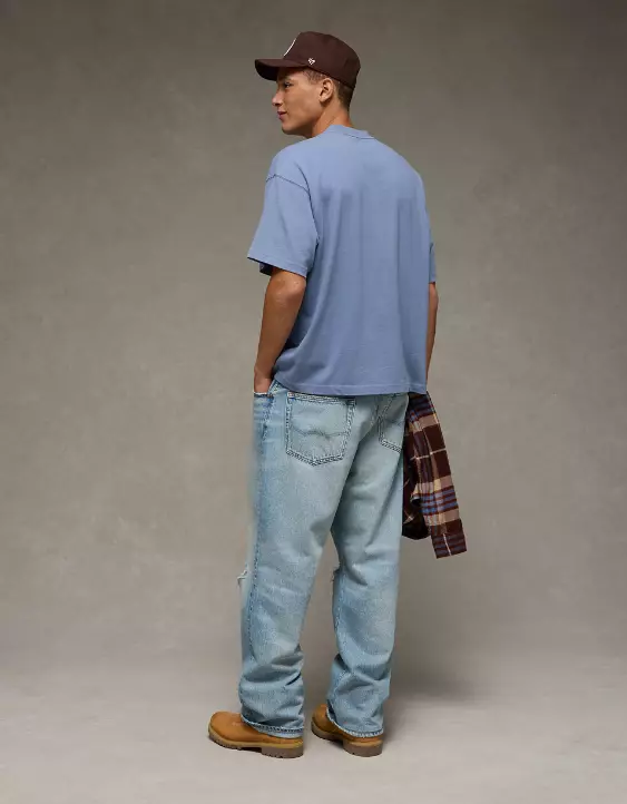 AE Boxy Sueded Jersey T-Shirt - Image 2