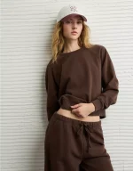 AE Cropped Raglan Sweatshirt