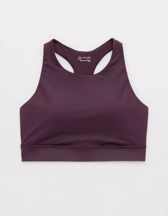 OFFLINE By Aerie Goals Gloss High Neck Sports Bra - Image 2
