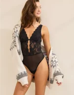 Show Off Chenille Lace Bodysuit
