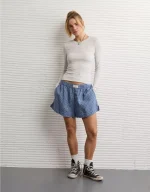 AE Flannel Boxer Sleep Shorts