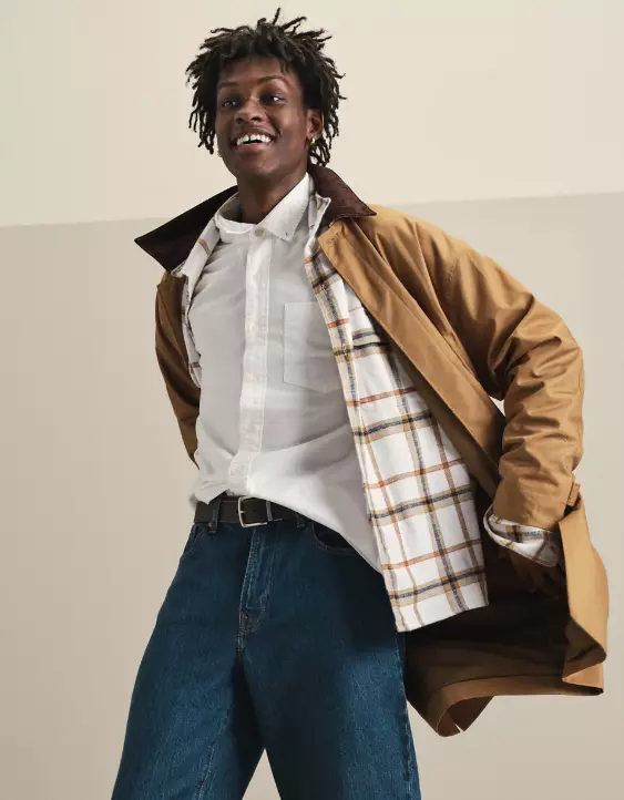 AE Everyday Relaxed Oxford Button-Up Shirt - Image 7