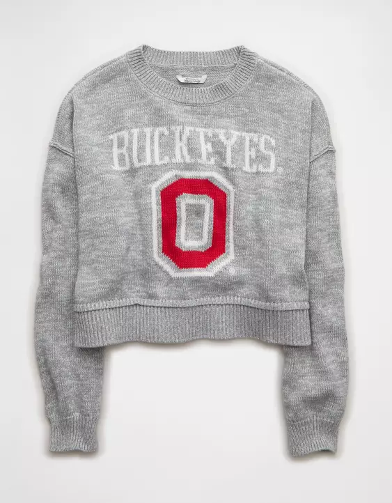 AE Ohio State Buckeyes Cropped Sweater - Image 3