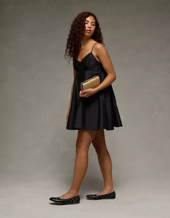 AE Bow Back Babydoll Mini Dress - Image 5