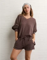 AE High-Waisted Big Hug Fleece Short
