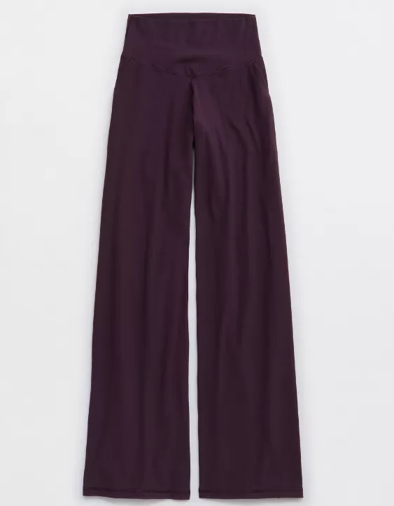 OFFLINE By Aerie Real Me XTRA Ribbed High Waisted Trouser - Image 4