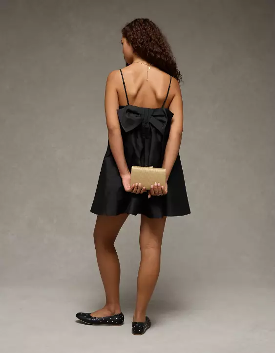 AE Bow Back Babydoll Mini Dress - Image 2