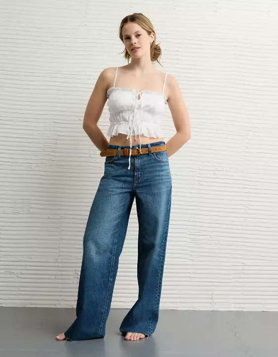 AE Tiered Ruched Tank Top - Image 5