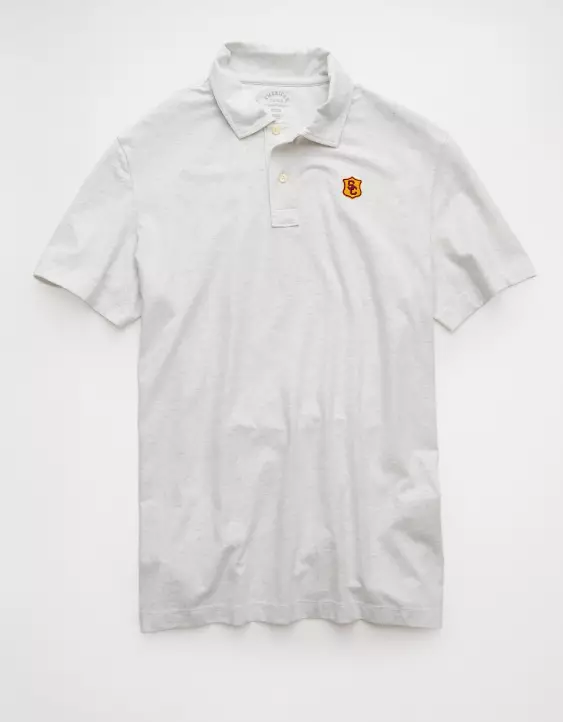 AE 24/7 USC Trojans Graphic Club Polo Shirt - Image 3