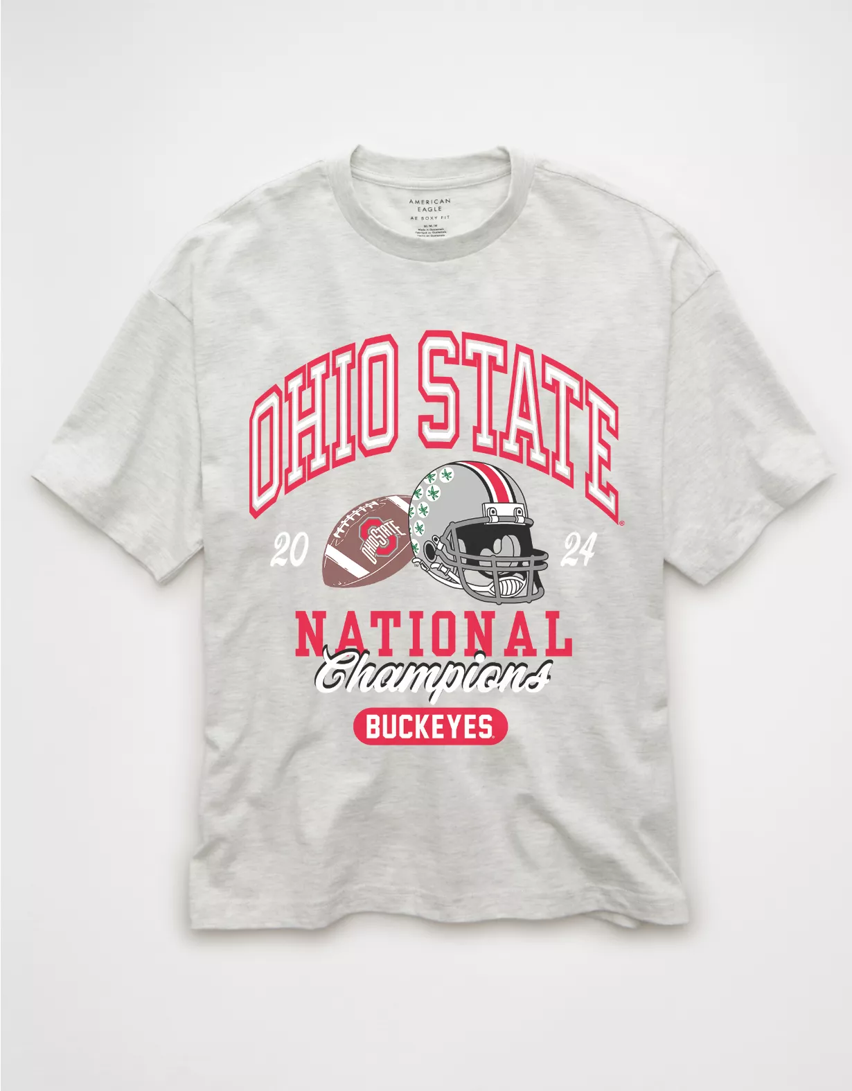 AE Boxy Ohio State Graphic T-Shirt