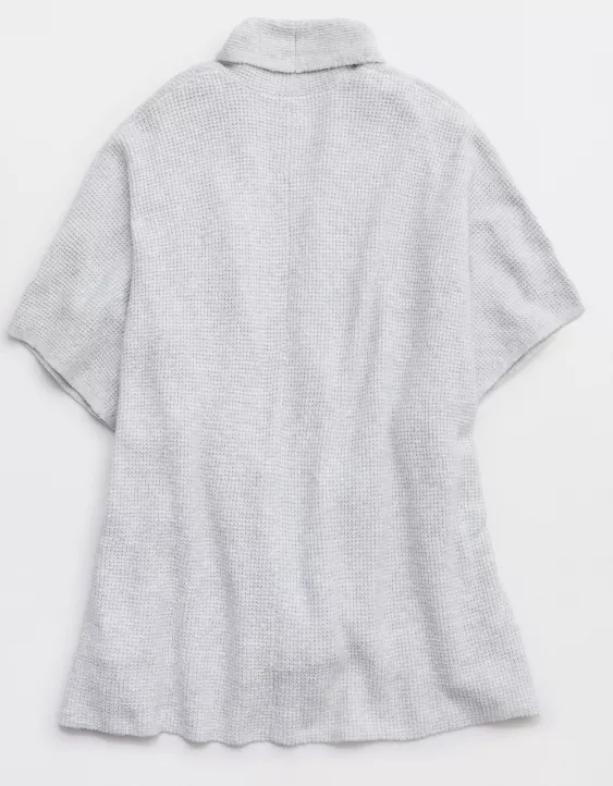 Aerie Waffle Shawl Cape - Image 4