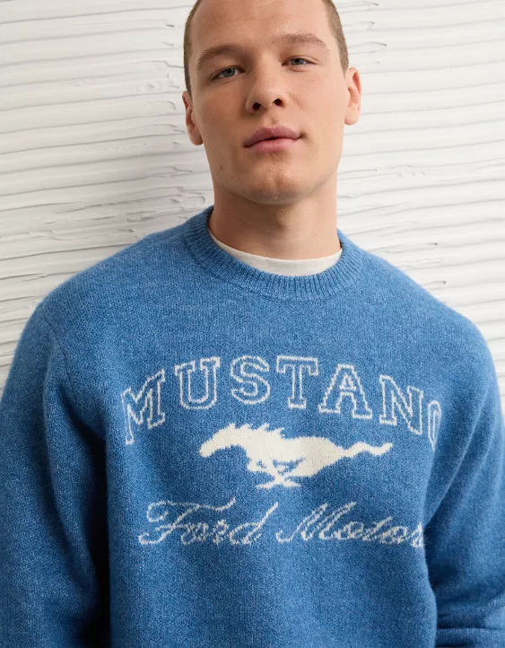 AE Cozy Cabin Ford Mustang Sweater - Image 6