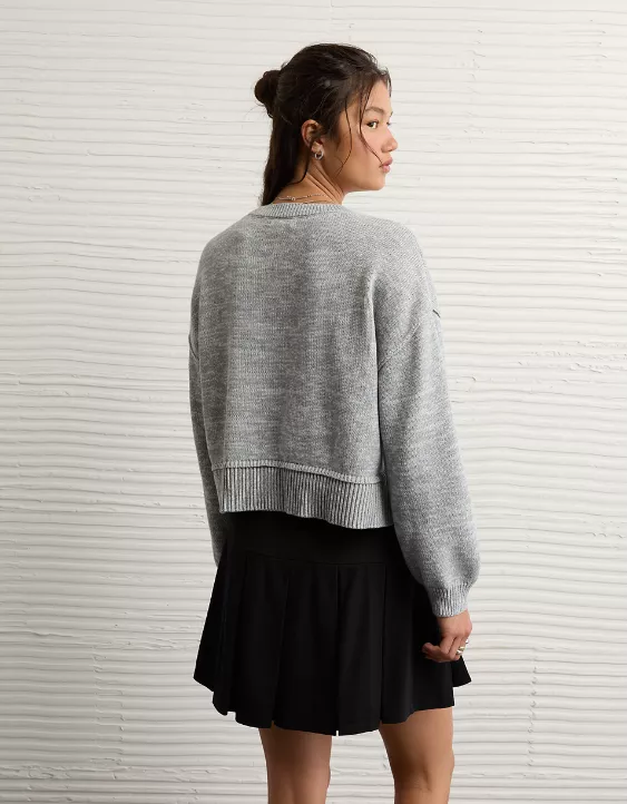 AE Texas Longhorns Cropped Sweater - Image 2