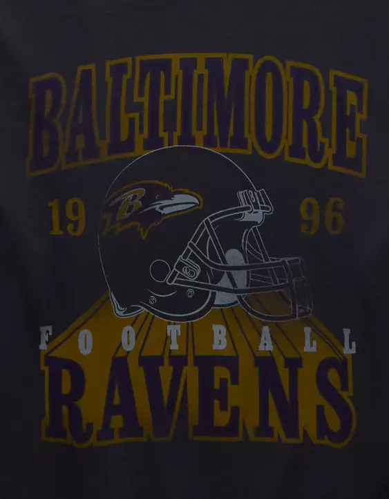 NFL Boxy Baltimore Ravens Graphic T-Shirt - Image 6